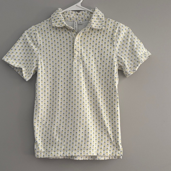 Janie and Jack Other - Janie and Jack Cream Polo with Yellow Accents